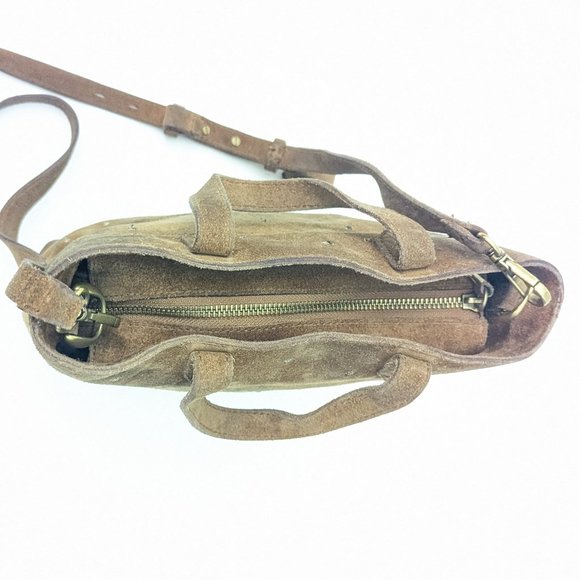 Madewell Suede Purse w metal studs and removable adjustable shoulder strap - Picture 7 of 15